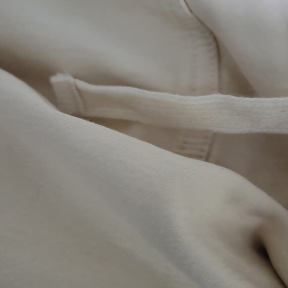 Aerie Me Day Pants Tan Khaki Tie Waist Wide Leg Flare Cotton Soft Relaxed Small - Picture 11 of 14